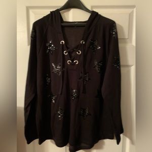 Women’s Black Hoodie SZ. XXL
